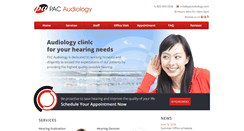 Desktop Screenshot of pacaudiology.com